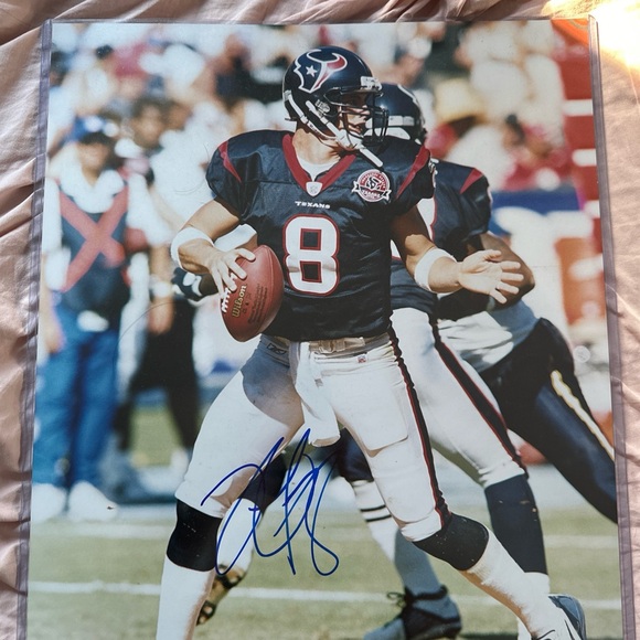 David Carr Houston Texans Autographed Photo - Picture 1 of 1